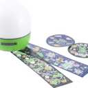 Paladone Minecraft Officially Licensed Creeper & Steve Projector Night Light, Gamer Projection Lamp Accessory, Minecraft Sounds, Gaming Bedroom Decor for Kids Mood Lighting with 4 Projector Sheets