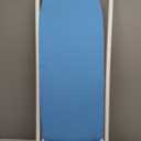 Household Essentials Over the Door Ironing Board, Self-Closing, Slim and Compact, Perfect for Small Spaces, Includes Padded Board Cover, Matte Black