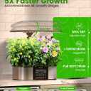 LetPot LPH-Max Hydroponics Growing System Kit, 21 Pods APP & WiFi Automatic Controlled Smart Indoor Garden with 36W LED Grow Light, Auto Drip Irrigation Kits, Self-Managed Nurturing & Watering