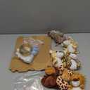 20 Pcs Safari Mini Jungle Animal Plush Toys Stuffed Forest Animals Plush Toys Set with 20 Birthday Hats 20 Paper Boxes Adopt Pet Decor for Adult Theme Birthday Favor(Classic)