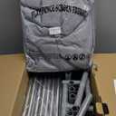 Large Baby Playpen 65x50 Inch, PlayPen for Babies and Toddlers, Sturdy Safety Play Yard for Indoor & Outdoor with Zipper Gates, Anti-Fall (Dark Gray)