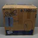 Scott Professional 100% Recycled Fiber High-Capacity Jumbo Roll Toilet Paper, Bulk (67805), 2-Ply, Septic Safe, White, Non-Perforated (12 Rolls at 1,000' Each, 12,000'/Case)