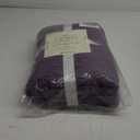 Scisci 100% Pure Cotton Oversize (60x80) Cable Knit Throw Blanket, Super Soft Warm Knitted Blanket for Bed, Sofa, Chair, Couch - Extra Cozy, Machine Washable, Comfortable Home Decor, Eggplant Purple