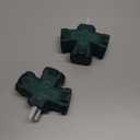 SURAIELEC Outdoor 3 Way Plug Adapter, Multi Plug Outlet Waterproof, 1 to 3 Power Splitter, Electrical 15A Multiple Outlet Extender with Cover for Outside Garden Garage, Green, ETL Listed, 3 Pack