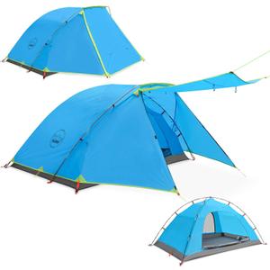 KAZOO 24 Person Camping Tent Outdoor Waterproof Family Large Tents 2/4 People Easy Setup Tent with Porch Double Layer | Outdoor, Waterproof, Family, Large, Tents, Easy Setup
