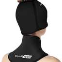 ComfiTECH Cold Cap and Neck Ice Pack Wrap Gel Combo, Care Package for Head and Cervical, Medium