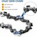 CHJC 20 Inch Chainsaw Chain 3/8" Pitch, .050" Gauge, 72 Drive Links, Fits Stihl MS311 MS391, Husqvarna 257, 261, 365, 372XP, 455 Rancher, 460 Rancher, 570, 576XP (3 Chains)