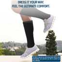 6 Pairs Diabetic Socks Over The Calf - Knee High Premium, Cotton Socks Men's Size 10-13 Big & Tall Size 13-16.