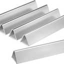 17.5 inch SUS 304 Flavorizer Bars for Weber Genesis E-310, E-330 with Front Control Knobs Gas Grill, Heat Plates Deflectors for Genesis E320 S310 S320 S330, Heavy Duty, 304 Stainless Steel, 7620