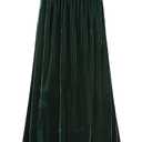 Unisex Hooded Cape Long Velvet Cloak with Hood Halloween Christmas Cosplay Costumes 63inch A001GXL Green (XL)