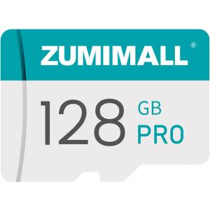 ZUMIMALL 128GB SD Card - Perfect Storage Solution for Security Cameras | Reliable and High Capacity Memory Card New (128GB-Single-blue)
