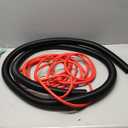 50 Ft. Black Ultra-Flexible Crushproof Commercial Wet/Dry Vacuum Hose with 1.5 Inch Inner Diameter and 2 Swivel End Cuffs