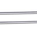 2-Arm Swivel Towel Bar Bathroom Towel Holder Wall-Mounted Swing Out Towel Rack with Hooks Rustproof Polished Finish