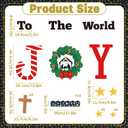 Christmas Nativity Bulletin Board Decoration Sets Joy to The World Christian Paper Cutting Jesus Birth Religious Faith Cardboard Cut-Outs for Xmas Holiday Sunday School Classroom Chalkboard Wall Decor