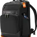 EVERKI Onyx 36L Business Laptop Backpack Professional Travel Backpack for Men & Women, Laptop Bag with Premium Leather Ballistic & Nylon, Office & Flight Approved, Fits Laptops up to 17.3 - Black, 36 Liters
