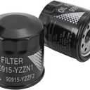 Kefly 90915-YZZF2 Engine Oil Filters 90915-YZZN1 Fits for Toyota RAV4 Camry Corolla Prius Highlander Avalon Lexus Replaces 90915-10009 90915-YZZE1 (2-Pack)
