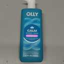 OLLY Calm Body Wash with Hyaluronic Acid, Adaptogens & Vitamin B3 Nourishing Cleanser for Skin Barrier Repair, Deep Hydration, Eucalyptus Amber Scent, 17oz