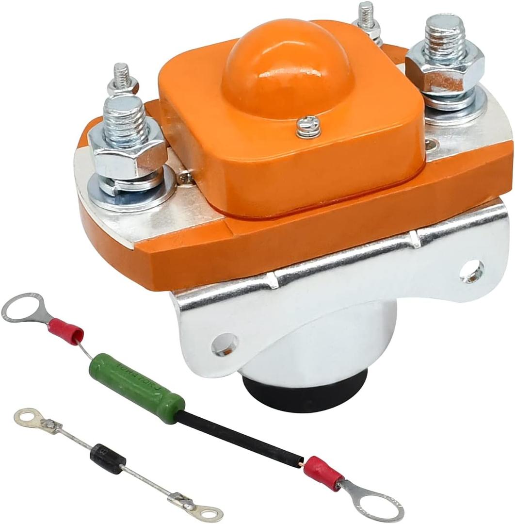 MZJ-400A 48V 400A Solenoid Contactor Solenoid Compatible with Heavy Duty Golf Cart