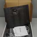 RUMOSE Matte Black Bathroom Faucets Set with Pop Up Drain Single Handle Bathroom Sink Faucet 1 & 3 Hole Waterfall Spout Vanity Faucet Kit with Deck Plate Rv Lavatory Basin Faucet, Stainless Steel