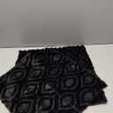 decorUhome Throw Pillow Covers 18x18 Inch Set of 2, Soft Plush Faux Wool Black Solid Couch Pillow Covers, Accent Farmhouse Neutral Square Pillow Cases for Sofa Bed Living Room