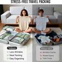 Veken 10 Set Packing Cubes for Travel Essential, Suitcase Organizer Bags in 4 Sizes, Carry-On Luggage Accessories with Large Laundry & Hanging Toiletry Bag, Must-Have for Airplane, Road Trip & Camping
