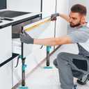 MAXENIKIT Third Hand Support Pole Heavy Duty, Cabinet Jacks for Installing Cabinets with 285 LBS Capacity and Expand from 15-4/5 to 23-3/5 in, 1-PC