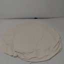 Round Spandex Tablecloth, Elastic Fitted Waterproof Tablecloths for 36"-44" Tables, Stretch Washable Picnic Table Cover for Camping, Dining, Indoor and Outdoor, Beige