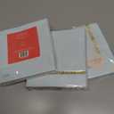 3 x Pale Blue Brushstroke Cocktail Napkins - Elegant Abstract Watercolor Design - 25 Disposable Party Napkins - Soft & Durable 3-Ply - Modern Table Decor for Events, Weddings, Baby Showers