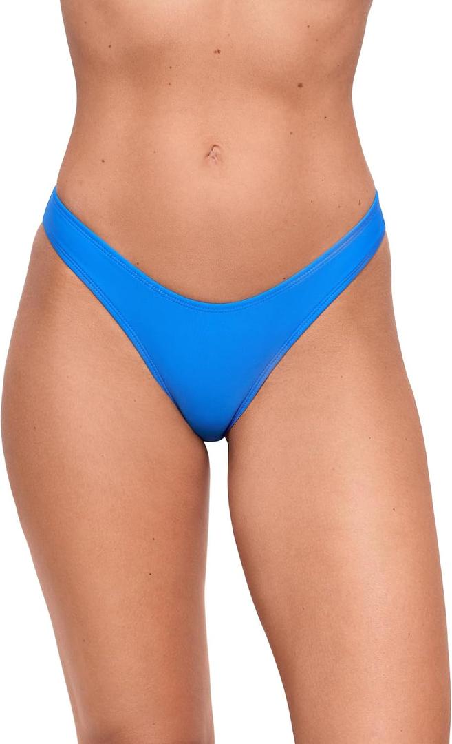Sports Illustrated Women's Scoop Hipster Bikini Bottom (Blue, M)