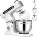 ZACME 8.5QT Commercial Stand Mixer 1000W with Aluminum Die Casting Meets the Standard of NSF/ANSI 8-2023, 11 Speeds Electric Stand Mixer, Tilt-Head Dough Mixer with Bowl, Dough Hook, Whisk and Beater