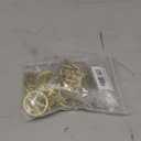 Curtain-Clip Rings with Hooks Drapery-Decorative - 1.25 Inch Inside Diameter Included Pin Hooks and Clips Designed to Effortlessly Hold Up 2 Standard Curtains 24Pcs Gold Exselens (1.25 inch Interior Diameter)