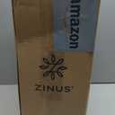 ZINUS 3 Inch Green Tea Memory Foam Mattress Topper, Dorm Bedding, Pressure-Relieving Layer, Ideal for Back Pain Relief, Compact WONDERBOX Packaging, CertiPUR-US Certified, Twin