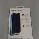 ZAGG Glass Elite Privacy Screen Protector for iPhone 16 Pro Max - 2-Way Privacy Filter, Ultra-Strong Tempered Glass, 5X Stronger, InvisibleShield, Smudge-Free, Easy Install, Recycled Content