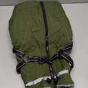 Fragralley Dog Coat with Harness Built in, Waterproof Windproof Reflective Warm Puffer Jacket, Fleece Lined Vest Winter Parka for Small, Medium, Large Dogs (Green)