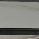 Wallercity 18PCS Glossy Marble White Peel and Stick Floor Tile Self Adhesive Bathroom Waterproof Stick on Floor Tile 12x12 Inch Sticky Tiles for Bedroom Living Room Kitchen Linoleum Flooring Sheets