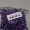 30 Pack Purple Chip Bag Clips for Food - PVC 2 Inch Coated Sealer for Sealing Food - Paper Holder, Clothesline Clip for Laundry Hanging, Kitchen Bags, Multipurpose Clothes Pins