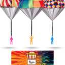 nutty toys Parachute Toys for Kids - Tangle Free Outdoor Flying Parachute Men, Top Indoor & Outside, 3 4 5 6 7 8 9 10 11 12 Year Old, Best Valentines Day Idea 2026, Unique Boy & Girl Easter Gifts