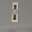 Waterproof Stainless Steel Milanese Band with Case Compatible for Apple Watch (Gold, 40mm-Series 6 5 4 SE) 