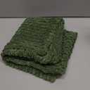 Kevin Textile Spring Throw Pillow Covers Soft Corduroy Decorative Set of 2 Boho Striped Pillow Covers Pillowcases Farmhouse Home Decor for Couch Bed Sofa Living Room 18x18 Inch Moss Green