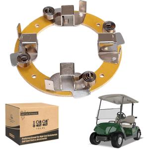 10L0L Motor Brushes Holder Plate with Springs Fits Yamaha G29 Golf Cart with DM430-06 Hitachi Motor Replaces Parts JU2-H1840-20-00, JU2-H1801-20-00