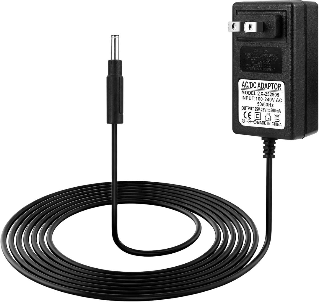 MC2805A Charger Power Supply Compatible with Eureka Rapid Clean Pro NEC180 NEC182 NEC185 NEC186 and Stylus Lightweight Cordless Vacuum Cleaner NEC380 Replacement Power Adapter Cord