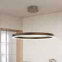 Modern LED Chandelier 23.6 Hanging Pendant Lights Height Adjustable Ceiling Light for Kitchen Island Entryway Dinning Living Room Bedroom Foyer, Bronze