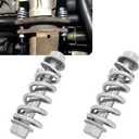 2PCS M10x1.25 Exhaust Manifold Bolts, Exhaust Flange Bolts, Muffler Repair Kit with Springs, for Automotive Exhaust Manifold Gasket Reduce Vibration Car Accessories Universal for Most Cars