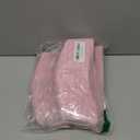 Fabric Wall Hanging Baskets - 3Pack Woven Pouchs Boho Style Wall Mounted Bag with Adhesive Hooks, Storage Organizers and Decoration Pocket Caddy Bins on Door Rack (Bright Pink & White, Large)