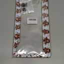 Highland Cow and Floral License Plate Frames Cute Aluminum Car Accessories Cover with 2 Holes and Screws 12 x 6 Inch for Front Rear Car Plate Decor for Women Men