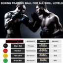 Upgraded Boxing Reflex Ball, Boxing Training Ball with Headband Perfect for Reaction, Punching Speed, Fight Skill, Fitness, Newst Boxing Equipment