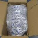 6 Set Pleated Block Print Light Blue Lamp Shade Mini 3" Top x 5.5" Bottom x 4.7" High Floral Blue Pleated Chandelier Shades Replacement Small Lamp Shades Clip on Bulb for Candelabra