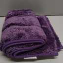 GRANNY SAYS Bathroom Rugs Non Slip, 32" x 20", Bath Rugs for Bathroom Washable, Bath Mats for Floor, Microfiber Mat for Tub, Absorbent Rugs for Shower Room, Purple