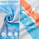 cyeollo 2pack Dog Cooling Shirt, Breathable Sleeveless Summer Clothes for Dogs, Intant Cool Dog T Shirts for Small Dogs, Blue Sky S