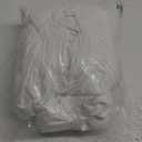 Mrs Awesome Embossed Microfiber Extra Long Shower Curtain Liner 71 x 96 inches, Soft Fabric Shower Curtain Washable and Water Repellent, 71x96, White